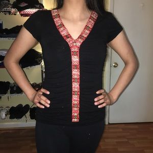 Black and Red Shirt